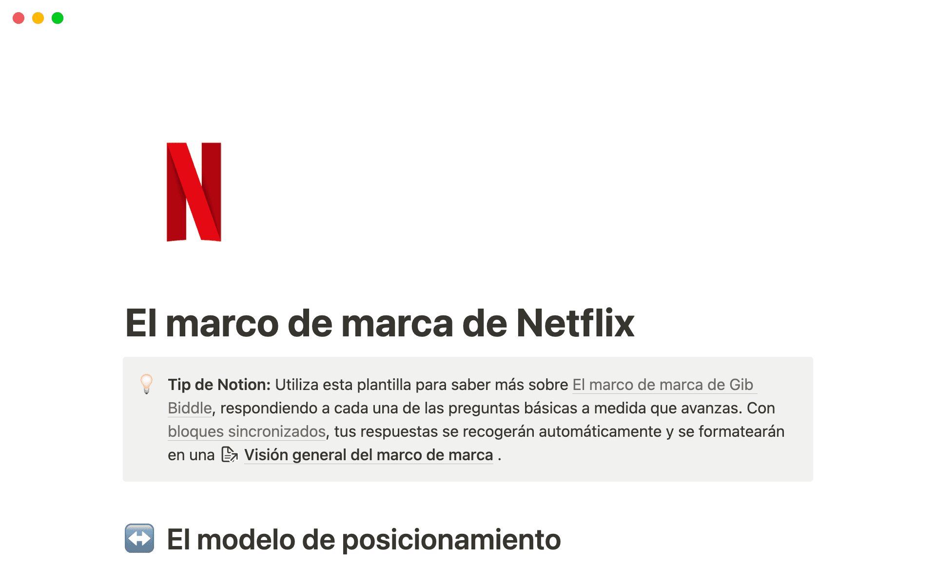 Plantilla del marco de branding