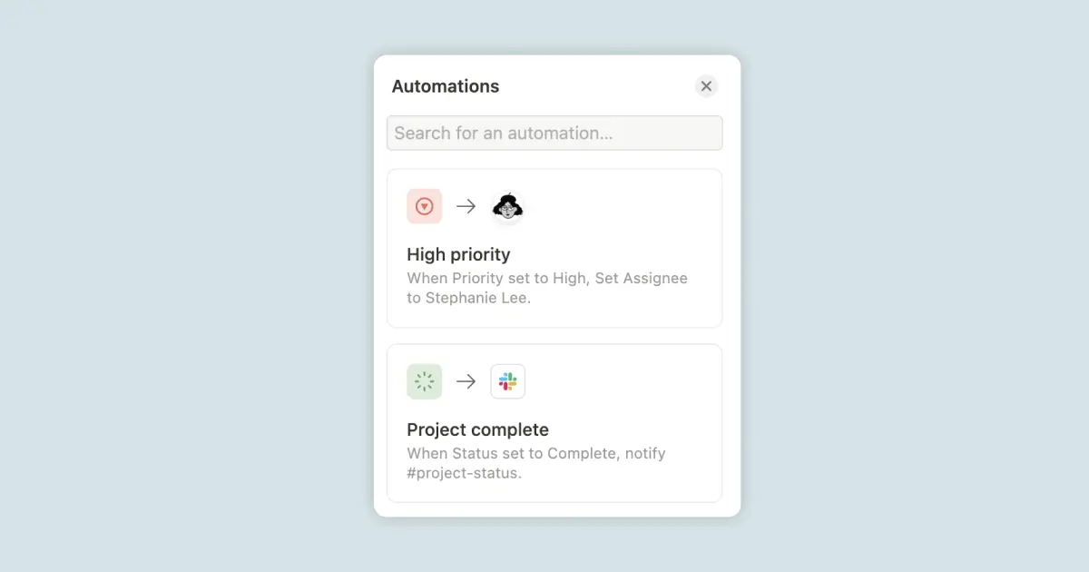 Notion 2.33 : automatisations dans les bases de données