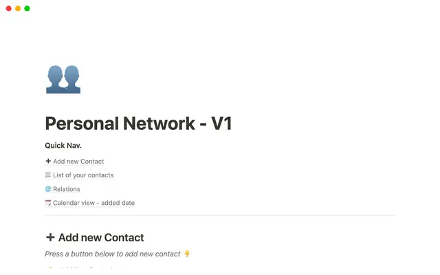 Personal Network